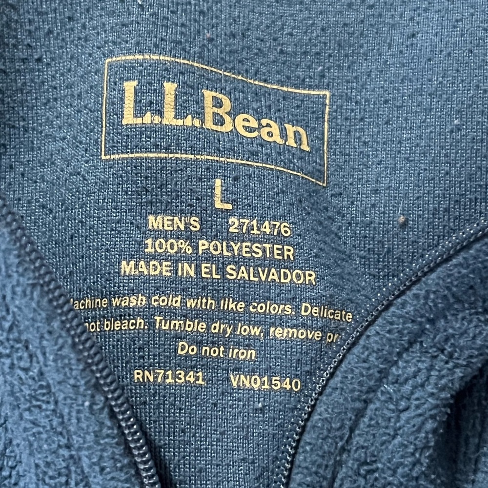 L.L. bean fleece pullover size L gorpcore - Picture 4 of 6